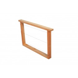 Cadres Langstroth avec fils horizontaux en inox 