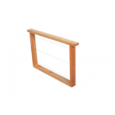 Cadres Langstroth avec fils horizontaux en inox 