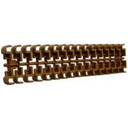 plaque de 32 clips d'assemblage pour ruche plastique
