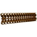 plaque de 32 clips d'assemblage pour ruche plastique