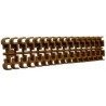 plaque de 32 clips d'assemblage pour ruche plastique