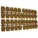 plaque de 40 centreurs plastique