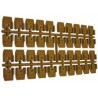 plaque de 40 centreurs plastique