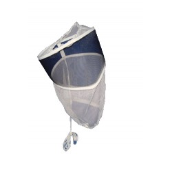 Voile rond pour casque colonial