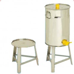 SUPPORT en acier INOX pour maturateurs de 100 kg - Ø 380 mm